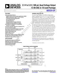 AD5324SRMZ-EP-RL7 Datasheet Cover