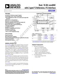 AD5338RBRUZ-RL7 Datasheet Cover
