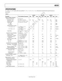 AD539SE/883B Datasheet Page 3