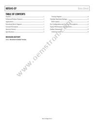 AD5543SRMZ-EP Datasheet Page 2