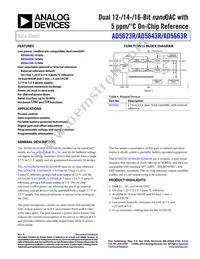 AD5623RARMZ-5 Datasheet Cover
