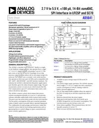 AD5641ACPZ-REEL7 Datasheet Cover