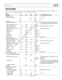 AD5737ACPZ Datasheet Page 5