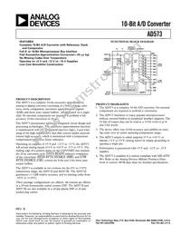 AD573KNZ Datasheet Cover