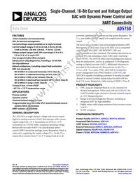AD5758BCPZ-REEL Datasheet Cover
