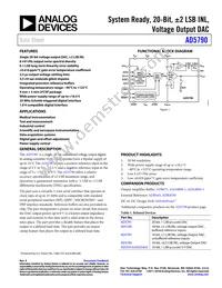AD5790BCPZ-RL7 Datasheet Cover