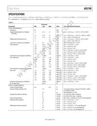 AD5790BCPZ-RL7 Datasheet Page 3