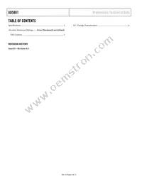 AD5801BCPZ-REEL7 Datasheet Page 2