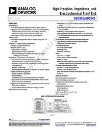 AD5940BCBZ-RL Datasheet Cover