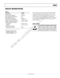 AD620BR-REEL Datasheet Page 5