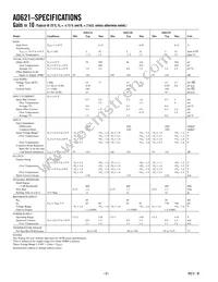 AD621BR-REEL7 Datasheet Page 2