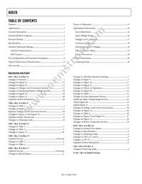 AD628AR-REEL Datasheet Page 2