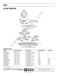 AD628AR-REEL Datasheet Page 20