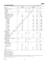 AD679TD Datasheet Page 4