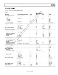 AD713JR-16-REEL Datasheet Page 3