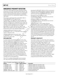 AD7142ACPZ-REEL Datasheet Page 18