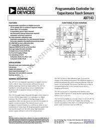 AD7143ACPZ-1500RL7 Datasheet Cover