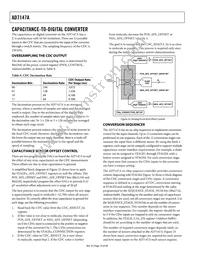 AD7147A-1ACBZ500R7 Datasheet Page 14