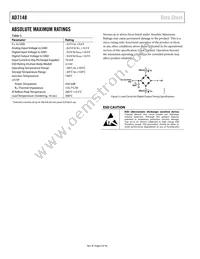 AD7148ACPZ-1500RL7 Datasheet Page 6