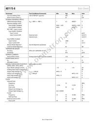 AD7175-8BCPZ-RL Datasheet Page 4