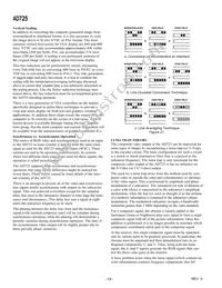 AD725ARZ-R7 Datasheet Page 14