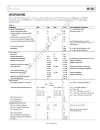 AD7262BCPZ-5-RL7 Datasheet Page 3