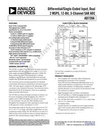 AD7266BCPZ-REEL Datasheet Cover
