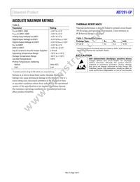 AD7291TCPZ-EP-RL7 Datasheet Page 5