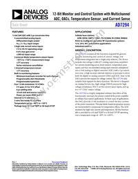 AD7294BCPZ Datasheet Cover