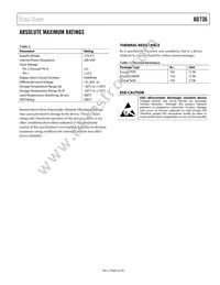 AD736BR-REEL7 Datasheet Page 5