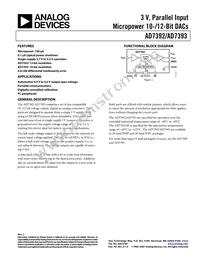 AD7392ANZ Datasheet Cover
