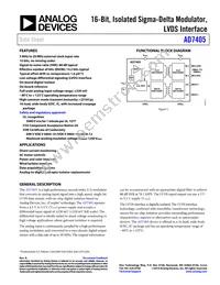 AD7405BRIZ Datasheet Cover