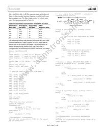 AD7405BRIZ Datasheet Page 17