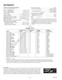 AD7472ARU-REEL7 Datasheet Page 6