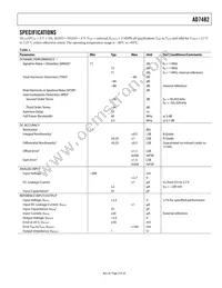 AD7482ASTZ Datasheet Page 3