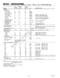 AD7543KR-REEL Datasheet Page 2