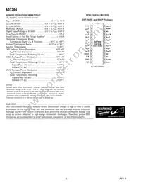 AD7564BRS-REEL Datasheet Page 6