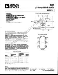 AD7574KNZ Datasheet Cover