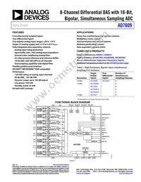 AD7609BSTZ-RL Datasheet Cover