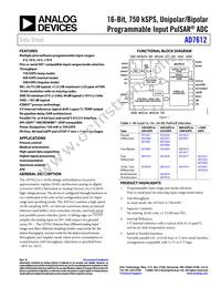 AD7612BCPZ-RL Datasheet Cover