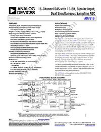 AD7616BSTZ-RL Datasheet Cover