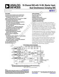 AD7617BSTZ-RL Datasheet Cover
