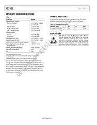 AD7625BCPZRL7 Datasheet Page 6