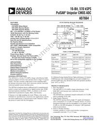AD7664ASTZRL Datasheet Cover