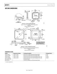 AD7671ACPZ Datasheet Page 22