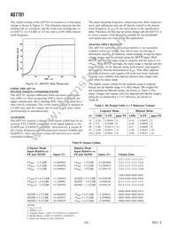 AD7701BN Datasheet Page 10