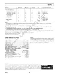 AD7703BR-REEL Datasheet Page 3