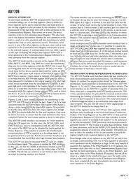 AD7709ARU-REEL Datasheet Page 20