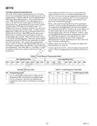 AD7716BPZ Datasheet Page 12