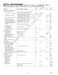 AD7722ASZ Datasheet Page 2